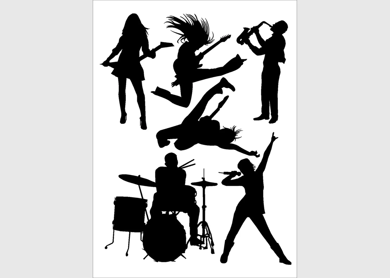 FL_1014-1.webp Wall Stickers Rock n Roll Flock, 65 x 85 cm, FL 1014