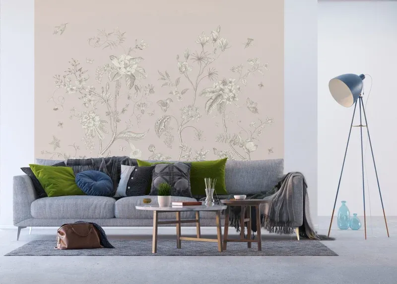 Wall Mural Floral Abstraction, 300 x 270 cm, FT4P 5715 - Image 3