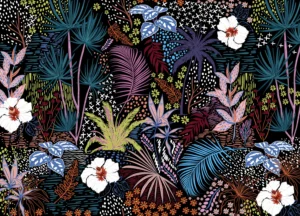 Wall Mural Tropical Sketch, 375 x 270 cm, FT5P 352035 - Image 2