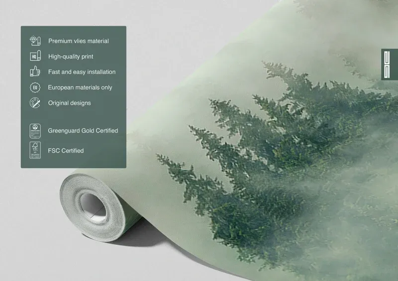 Wall Mural Misty Forest, 300 x 270 cm, FT4P 5703 - Image 4