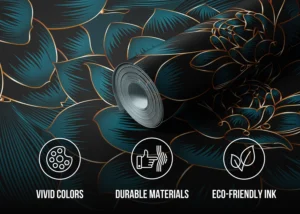 Wall Mural Night Dahlia, 375 x 270 cm, FT5P 3097 - Image 5