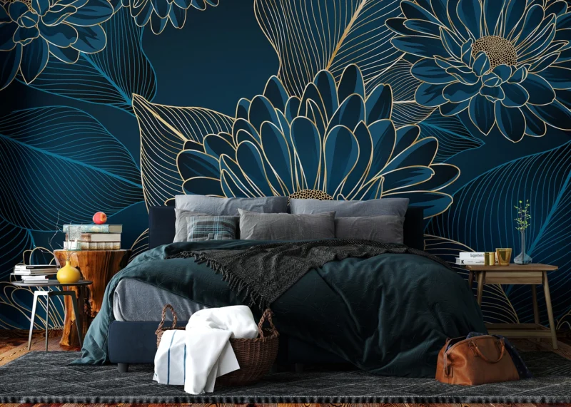 Wall Mural Chrysanthemums, 375 x 270 cm, FT5P 352001 - Image 4