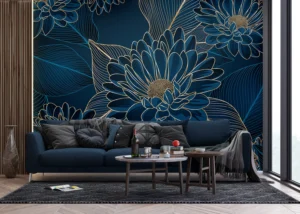 Wall Mural Chrysanthemums, 375 x 270 cm, FT5P 352001 - Image 3