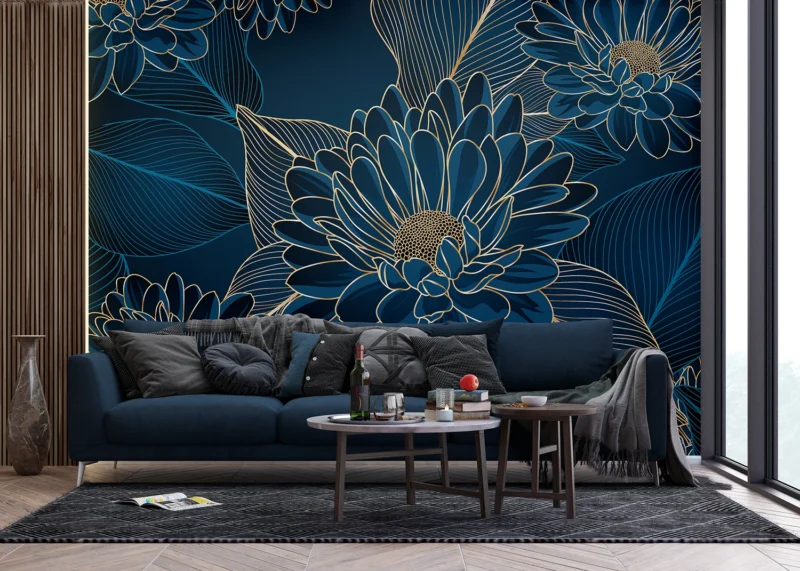 Wall Mural Chrysanthemums, 375 x 270 cm, FT5P 352001 - Image 3