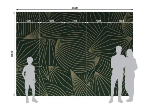 Wall Mural Golden Figures, 375 x 270 cm, FT5P 352007 - Image 7