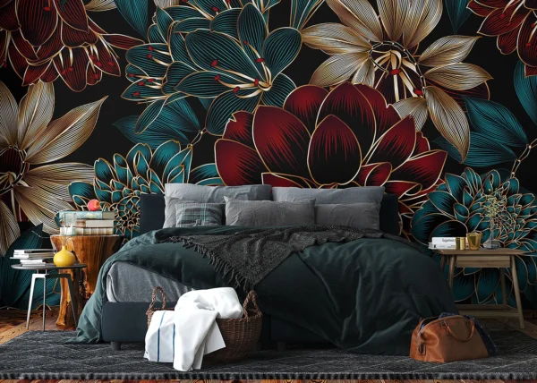 Wall Mural Elegant Dahlia, 375 x 270 cm, FT5P 352015