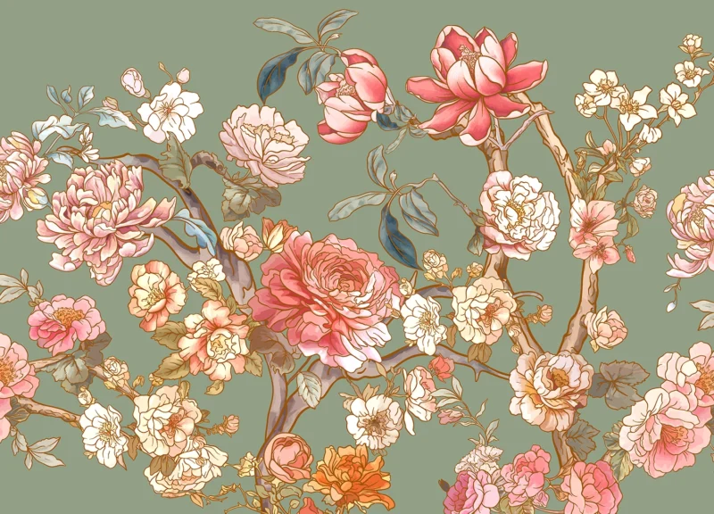 Wall Mural Blossom Trees, 375 x 270 cm, FT5P 352021 - Image 2