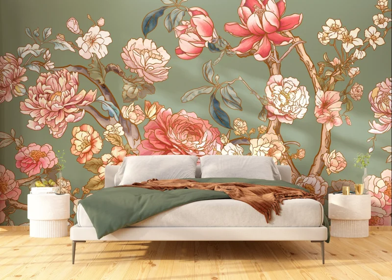 Wall Mural Blossom Trees, 375 x 270 cm, FT5P 352021 - Image 1