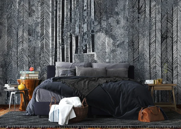Wall Mural Grunge Tires, 375 x 270 cm, FT5P 352055