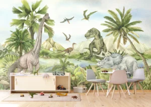 Wall Mural Dino World, 375 x 270 cm, FT5P 352179 - Image 4
