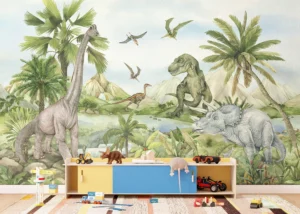 Wall Mural Dino World, 375 x 270 cm, FT5P 352179 - Image 3
