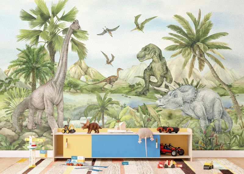 Wall Mural Dino World, 375 x 270 cm, FT5P 352179 - Image 3