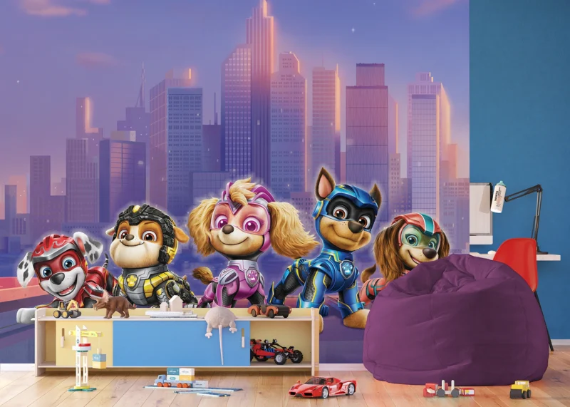 Wall Mural Paw Patrol Movie Full Team, 375 x 270 cm, FT5P 352195 - Image 6