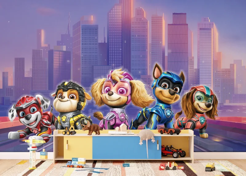 Wall Mural Paw Patrol Movie Full Team, 375 x 270 cm, FT5P 352195 - Image 5