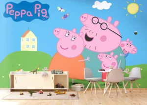 Wall Mural Peppa Pig Home, 375 x 270 cm, FTD5P 352201 - Image 5