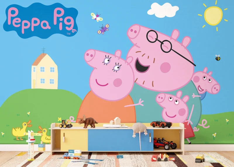 Wall Mural Peppa Pig Home, 375 x 270 cm, FTD5P 352201 - Image 3