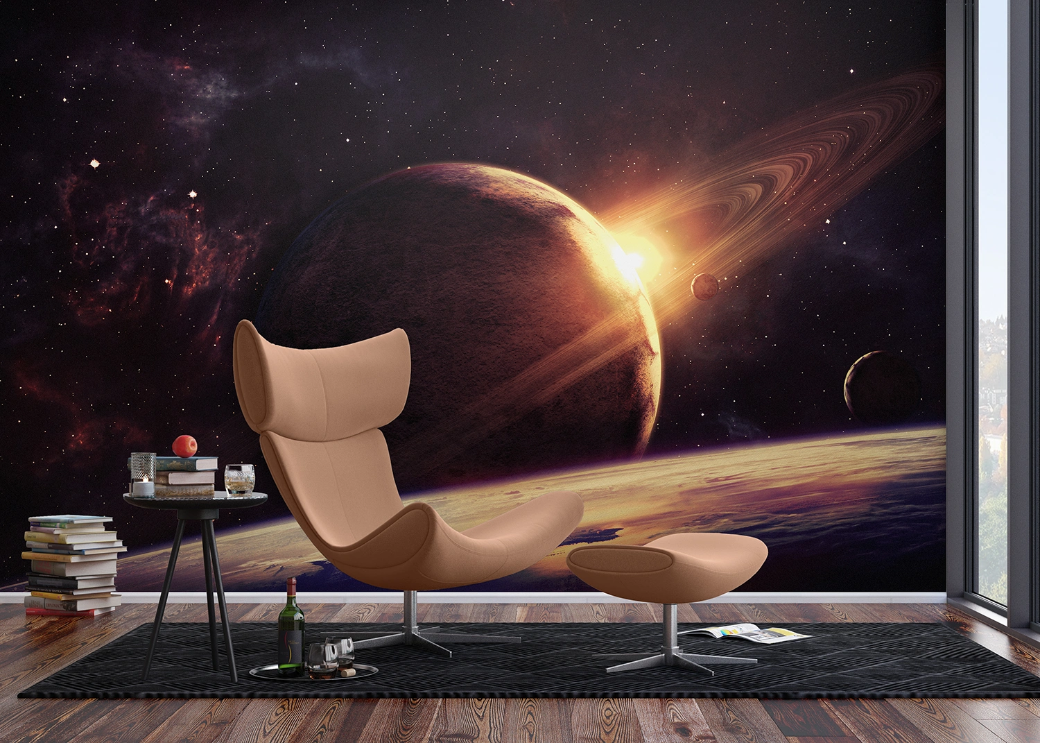 FT5P_352209_INTERIOR_4 Wall Mural Planet in Space, 375 x 270 cm, FT5P 352209