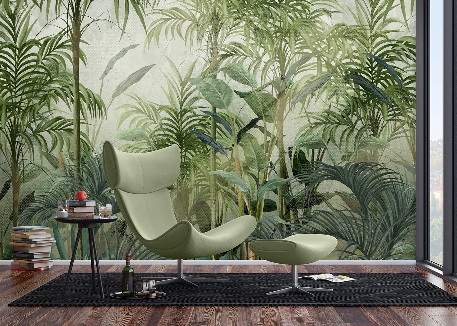 FT5P_352219_INTERIOR_2 Wall Mural Jungle Sunrise, 375 x 270 cm, FT5P 352219