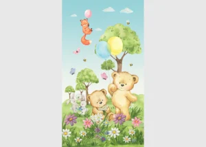 Wall Mural Cute Bears, 150 x 270 cm, FTD2P 5611 - Image 2