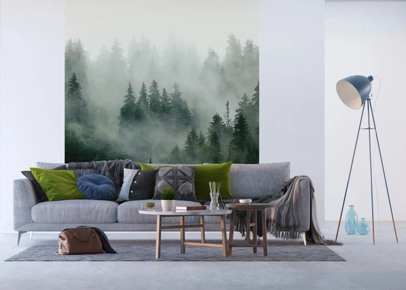 Wall Mural Misty Forest, 225 x 270 cm, FT3P 5903 - Image 3