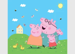 Wall Mural Peppa Pig Classic, 300 x 270 cm, DTD4P 5097 - Image 2
