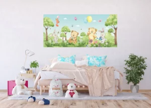 Wall Mural Cute Bears, 170 x 75 cm, FTDNH 5513 - Image 4