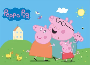 Wall Mural Peppa Pig Home, 375 x 270 cm, FTD5P 352201 - Image 2