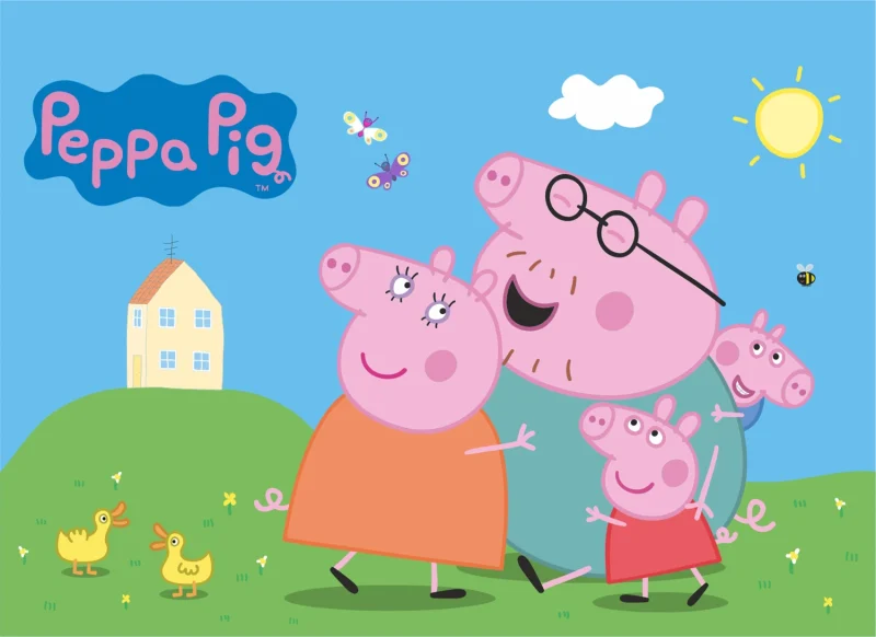 Wall Mural Peppa Pig Home, 375 x 270 cm, FTD5P 352201 - Image 2