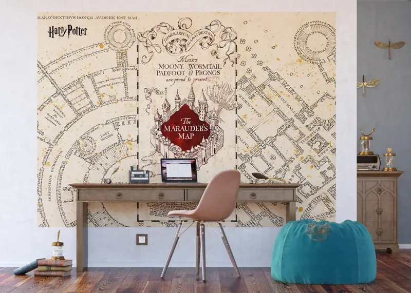 Wall Mural Harry Potter Marauder's Map, 252 x 182 cm, FTDXL 1977 - Image 3