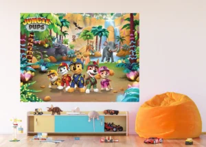 Wall Mural Paw Patrol Jungle, 252 x 182 cm, FTDXL 1981