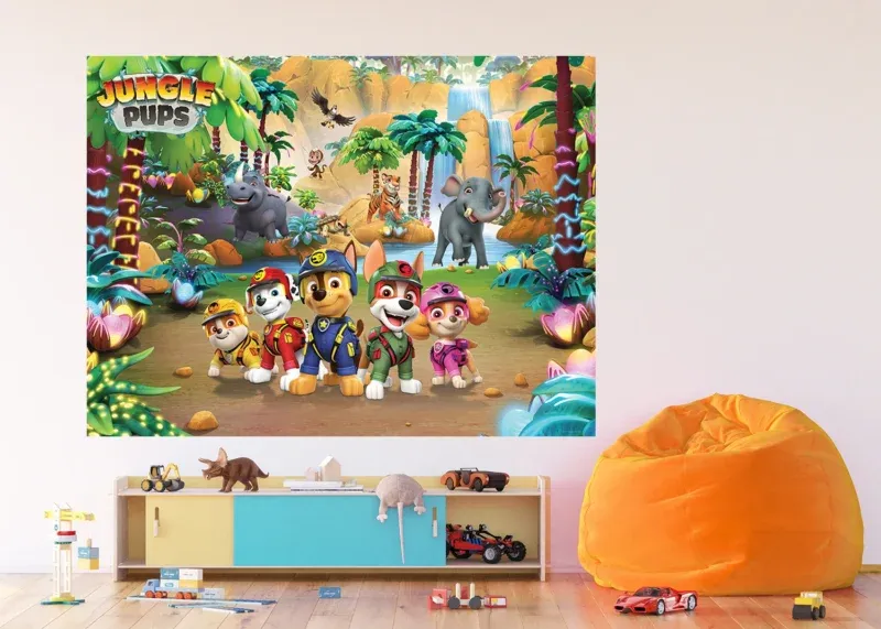 Wall Mural Paw Patrol Jungle, 252 x 182 cm, FTDXL 1981