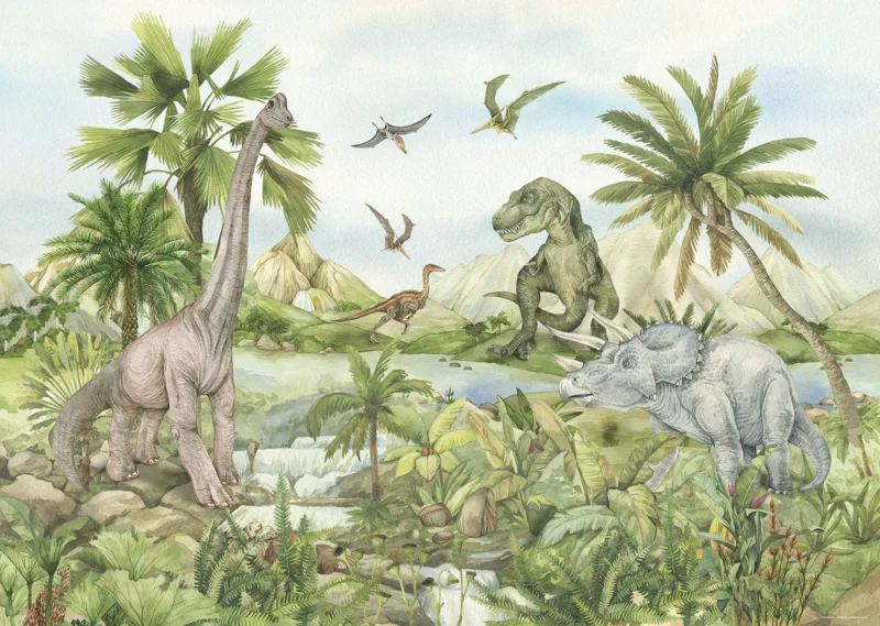 Wall Mural Dino World, 375 x 270 cm, FT5P 352179 - Image 2