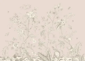 Wall Mural Floral Abstraction, 160 x 110 cm, FTNM 7701 - Image 2