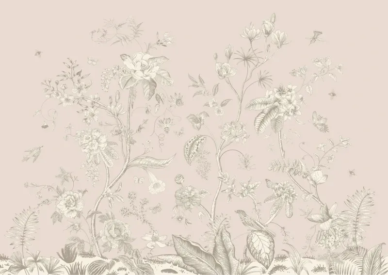 Wall Mural Floral Abstraction, 160 x 110 cm, FTNM 7701 - Image 2
