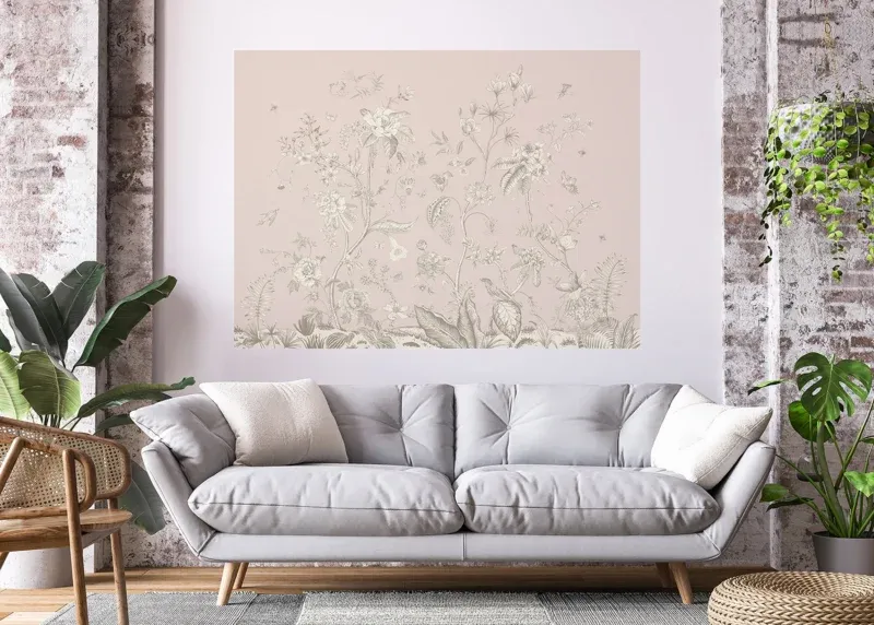 Wall Mural Floral Abstraction, 160 x 110 cm, FTNM 7701 - Image 3