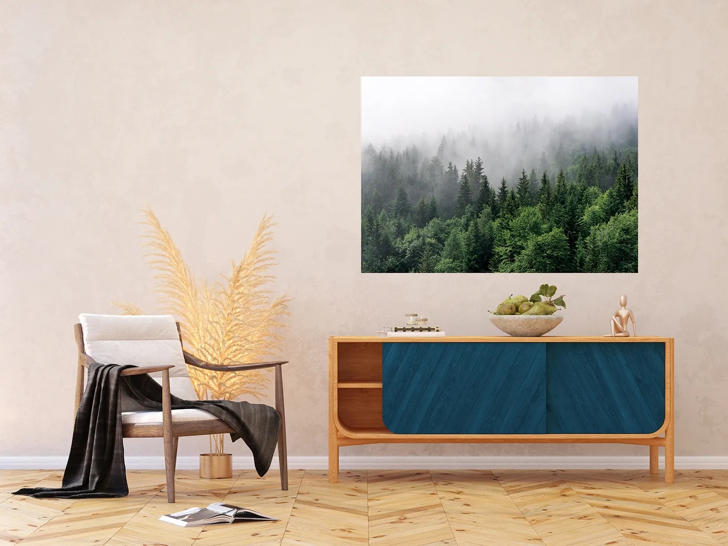 FTNM_7705__011_WOOD_INTERIOR-1.webp Wall Mural Misty Morning 160 x 110 cm, FTNM 7705