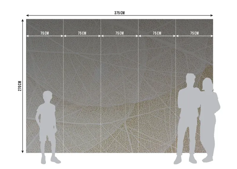Wall Mural White Paths, 375 x 270 cm, FTNS 1247 - Image 7