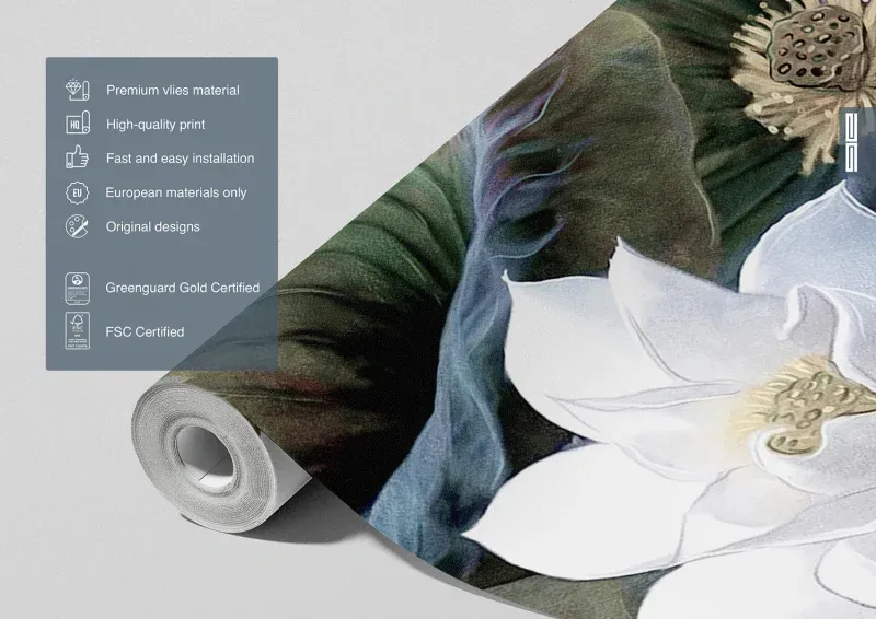 Wall Mural Emboss Flowers, 375 x 270 cm, FTNS 1254 - Image 6