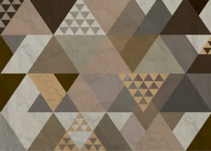 Wall Mural Triangles, 375 x 270 cm, FTNS 1256 - Image 2