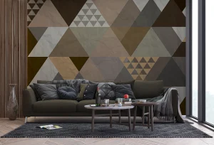 Wall Mural Triangles, 375 x 270 cm, FTNS 1256 - Image 5