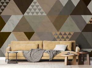 Wall Mural Triangles, 375 x 270 cm, FTNS 1256 - Image 4