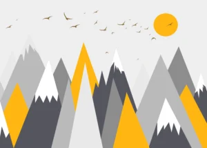 Wall Mural Mountain Spike, 375 x 270 cm, FTNS 1269 - Image 2
