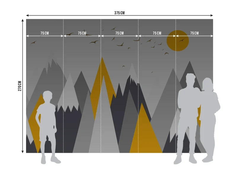Wall Mural Mountain Spike, 375 x 270 cm, FTNS 1269 - Image 7