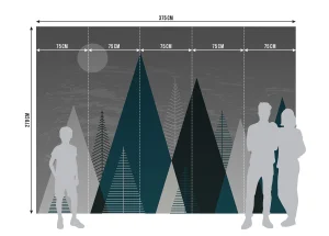 Wall Mural Mountain Spike, 375 x 270 cm, FTNS 1270 - Image 7