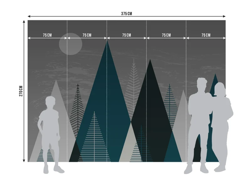 Wall Mural Mountain Spike, 375 x 270 cm, FTNS 1270 - Image 7