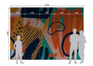 Wall Mural Art Modern, 375 x 270 cm, FTNS 1272 - Image 7