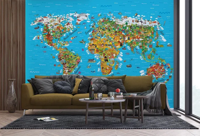 Wall Mural Map, 375 x 270 cm, FTNS 2441 - Image 5