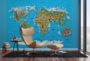 Wall Mural Map, 375 x 270 cm, FTNS 2441 - Image 4