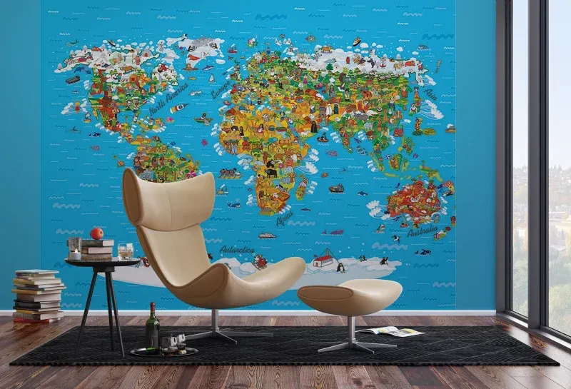 Wall Mural Map, 375 x 270 cm, FTNS 2441 - Image 4