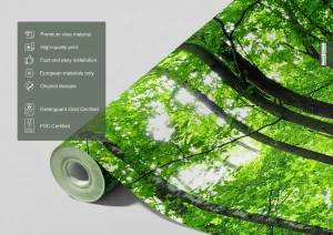 Wall Mural Green Forest, 375 x 270 cm, FTNS 2446 - Image 6